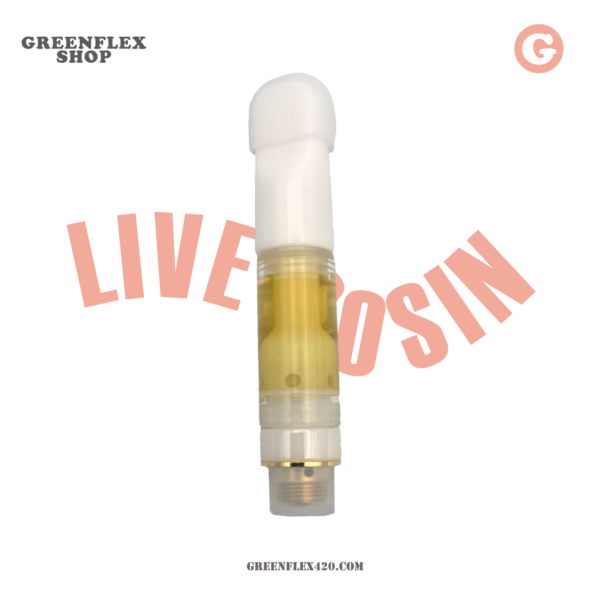 Live Rosin | Cartucho Rosin Wax 510 1g | Greenflexlabs